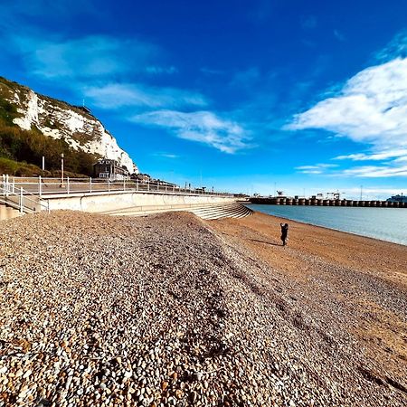 Flat 4 Marine Parade House, 1 East Cliff- Next To Dover Port, White Cliffs, Beach, Castle Exterior foto